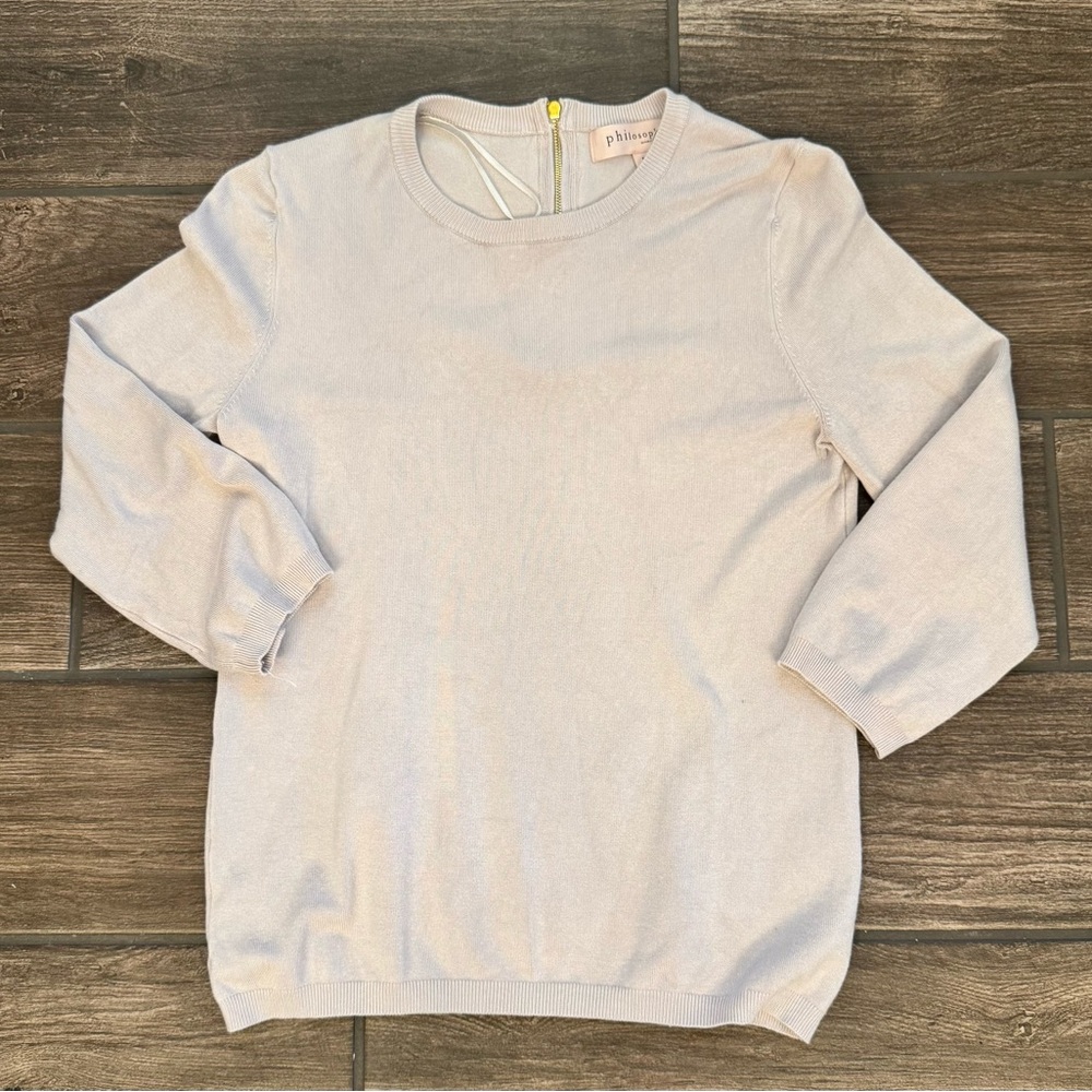 Philosophy beige Knit Top